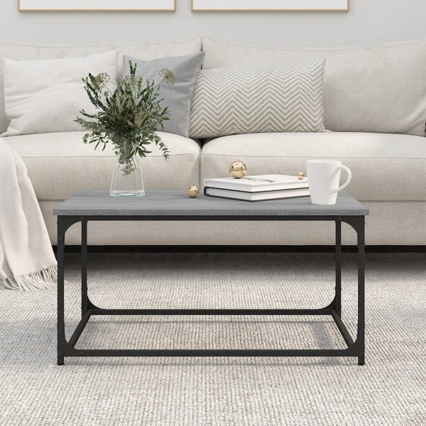 Couchtisch Grau Sonoma 80x50 cm