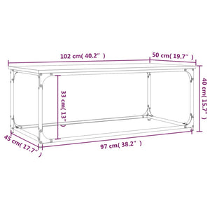 Couchtisch Sonoma Eiche 102 cm