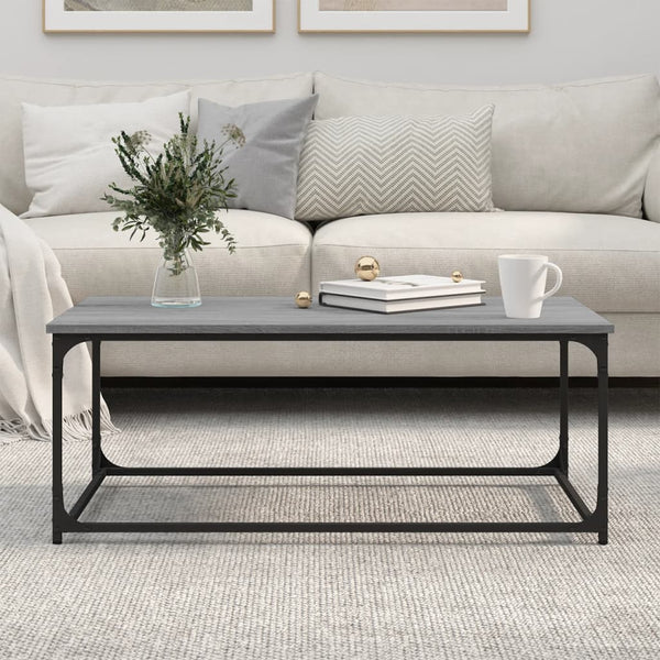 Grauer Couchtisch Sonoma, 102 cm