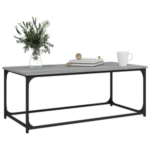 Grauer Couchtisch Sonoma, 102 cm