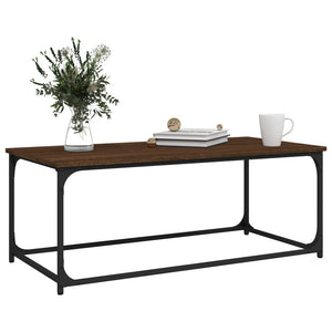 Couchtisch Braun Eichenoptik 102x50 cm