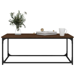 Couchtisch Braun Eichenoptik 102x50 cm