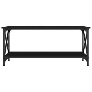 Schwarzer Couchtisch 100x45 cm