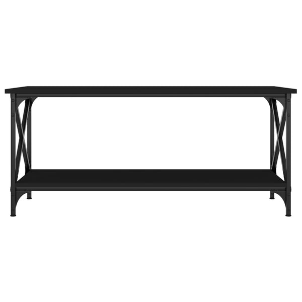 Schwarzer Couchtisch 100x45 cm