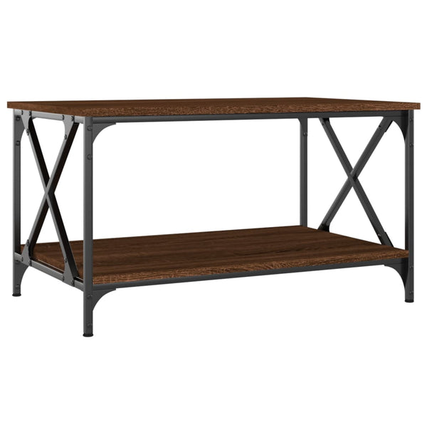 Couchtisch Braun Eichenoptik 80x50 cm