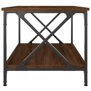 Couchtisch Braun Eichenoptik 80x50 cm