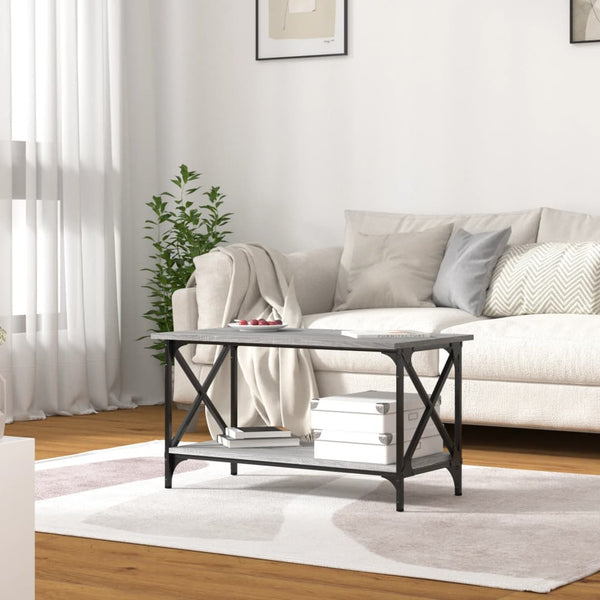 Couchtisch Grau Sonoma 80x45x45 cm
