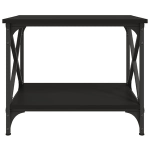 Schwarzer Beistelltisch 55x38x45 cm