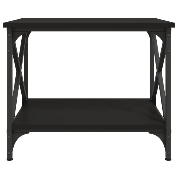 Schwarzer Beistelltisch 55x38x45 cm