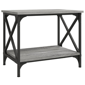 Grauer Beistelltisch Sonoma, 55 cm
