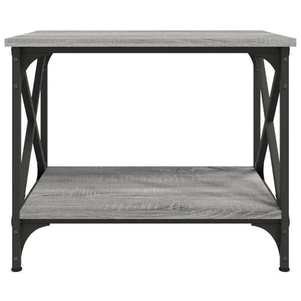 Grauer Beistelltisch Sonoma, 55 cm