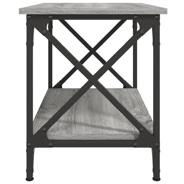 Grauer Beistelltisch Sonoma, 55 cm