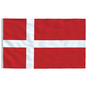 Flagge Dänemarks mit Mast 6,08 m Aluminium
