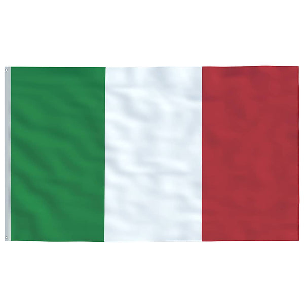 Flagge Italiens mit Mast 6,08 m Aluminium