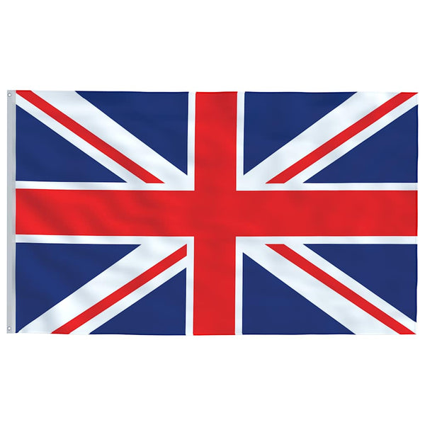 Flagge Großbritanniens mit Mast 6,08 m Aluminium