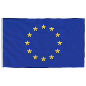 Europaflagge mit Mast 6,08 m Aluminium