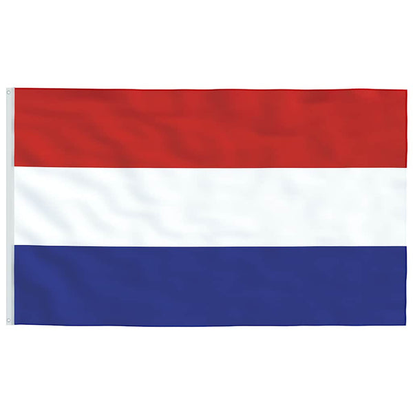 Niederländische Flagge mit Mast 5,5 m Aluminium