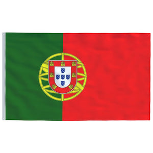 Flagge Portugals mit Mast 5,5 m Aluminium