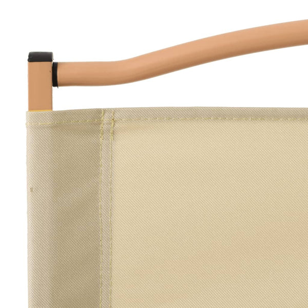 2er Set Campingstühle Beige Oxford-Gewebe