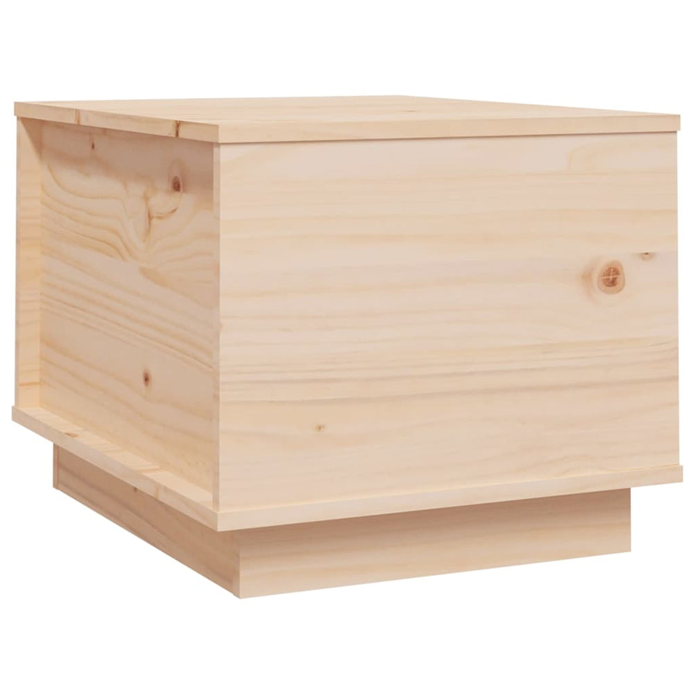 vidaXL Table basse 40x50x35 cm Bois de pin massif