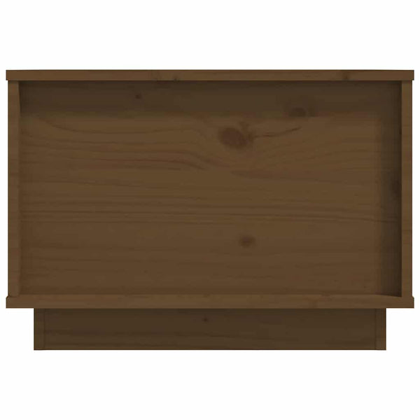 Couchtisch Honigbraun Kiefer Massivholz 40x50 cm