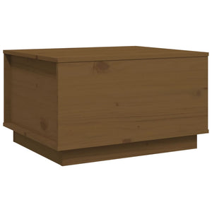 Couchtisch Honigbraun Kiefer Massivholz 60x50