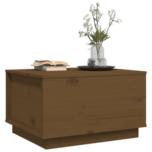 Couchtisch Honigbraun Kiefer Massivholz 60x50