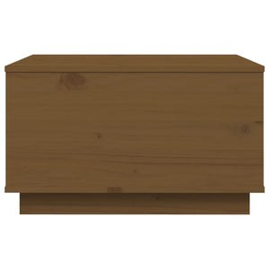 Couchtisch Honigbraun Kiefer Massivholz 60x50