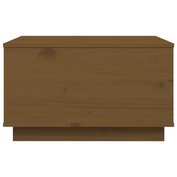 Couchtisch Honigbraun Kiefer Massivholz 60x50