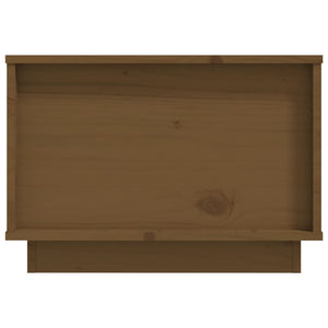 Couchtisch Honigbraun Kiefer Massivholz 60x50