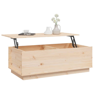 Couchtisch Kiefer Massivholz 100x50 cm