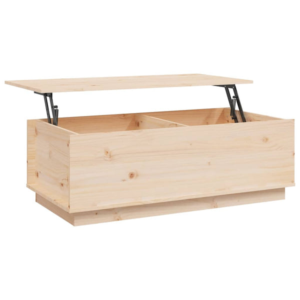 Couchtisch Kiefer Massivholz 100x50 cm