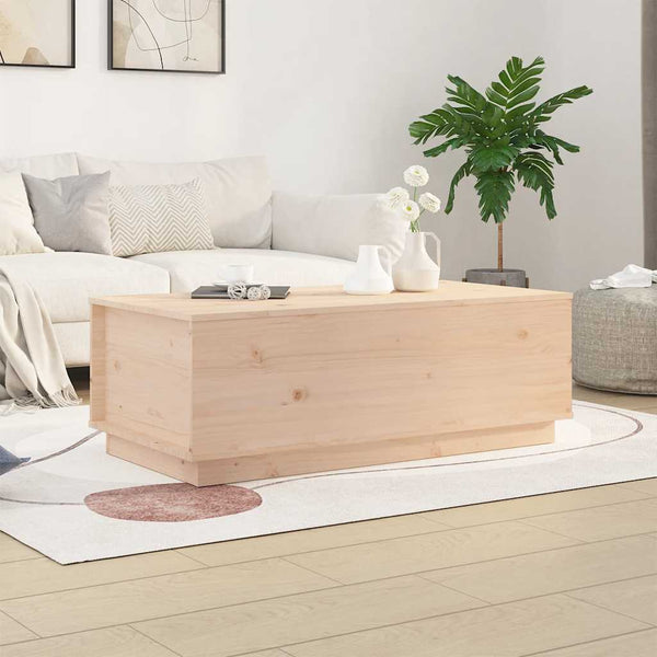 Couchtisch Kiefer Massivholz 100x50 cm
