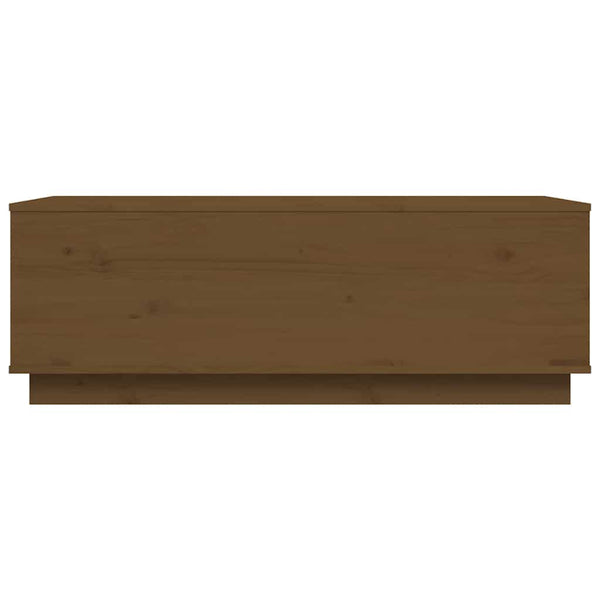 Couchtisch Honigbraun Kiefer Massivholz 100x50 cm