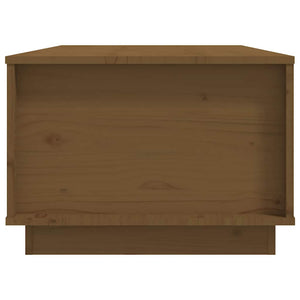 Couchtisch Honigbraun Kiefer Massivholz 100x50 cm