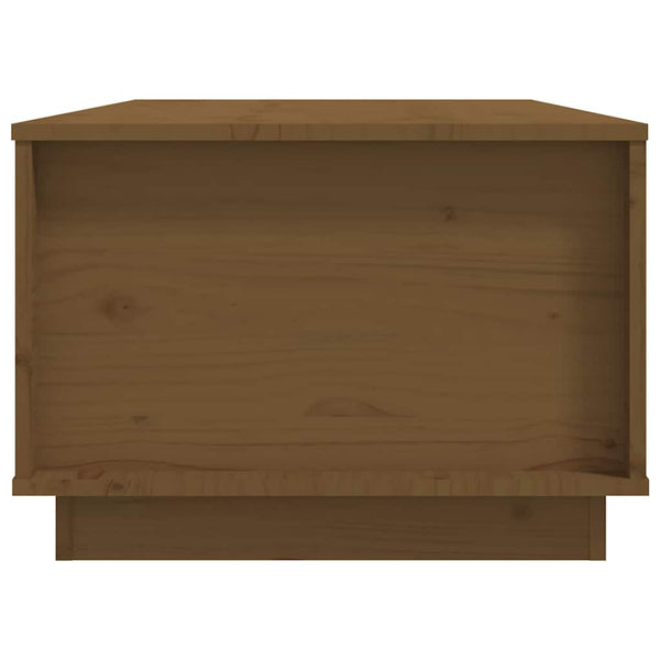 Couchtisch Honigbraun Kiefer Massivholz 100x50 cm