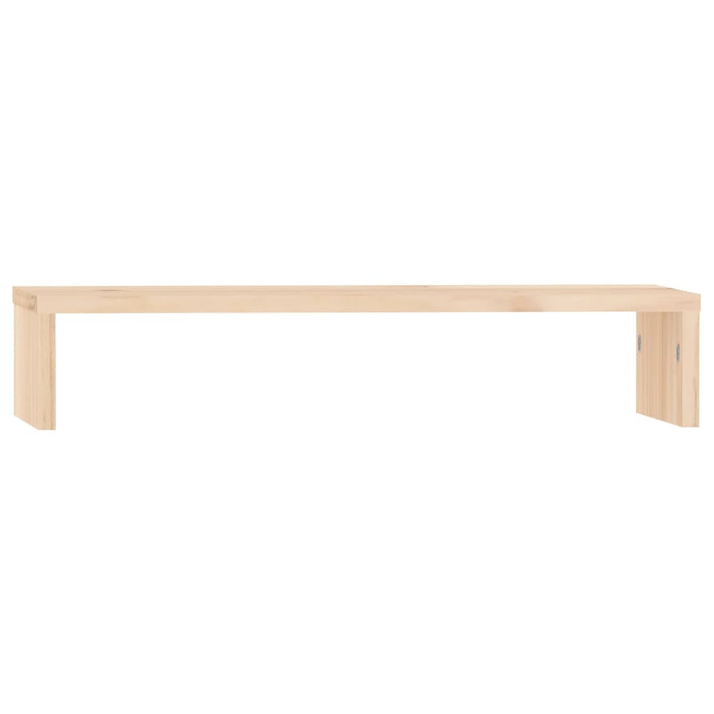 vidaXL Support d'écran 50x27x10 cm Bois de pin massif