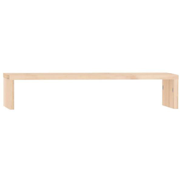 Monitorständer Kiefer Massivholz 50x27x10 cm