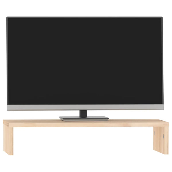 Monitorständer Kiefer Massivholz 50x27x10 cm