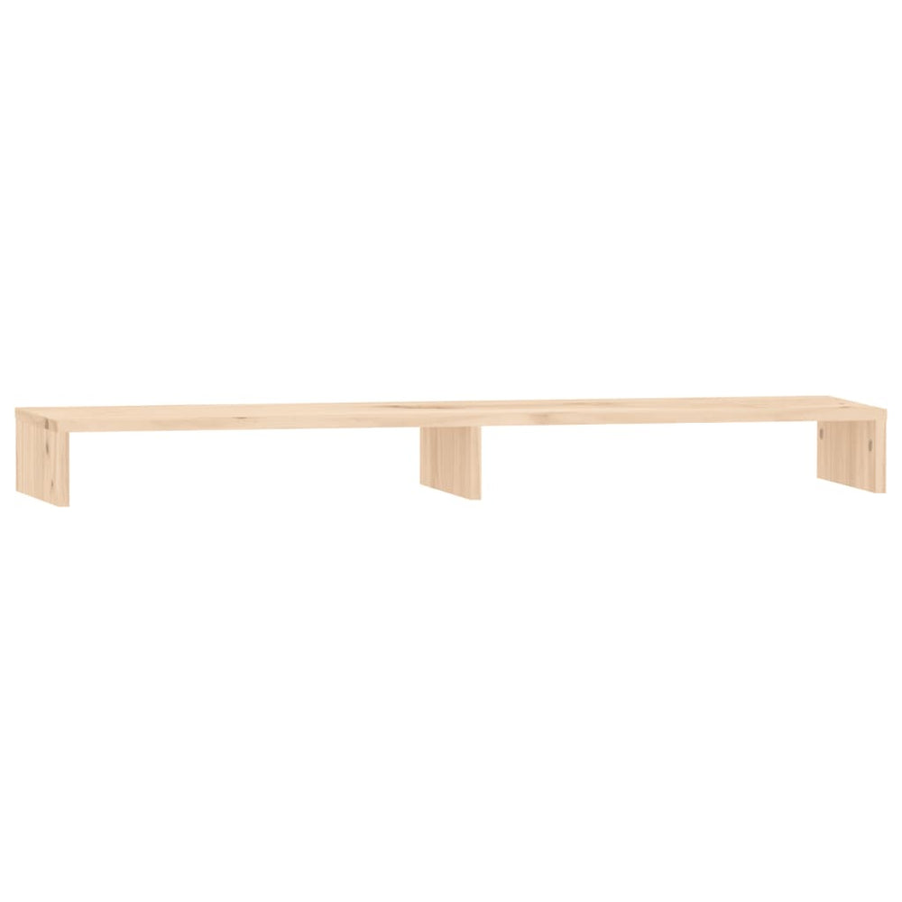 vidaXL Support d'écran 100x27x10 cm Bois de pin massif