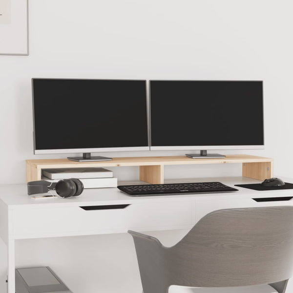 Monitorständer Kiefer Massivholz 100cm