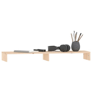 Monitorständer Kiefer Massivholz 100cm