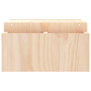 vidaXL Support d'écran 70x27,5x15 cm Bois de pin massif