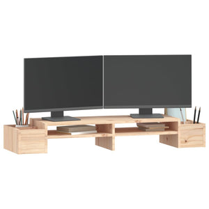 Monitorständer Kiefer Massivholz 100cm