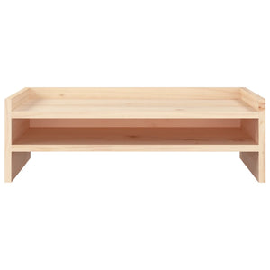 Monitorständer Kiefer Massivholz 50x24x16 cm