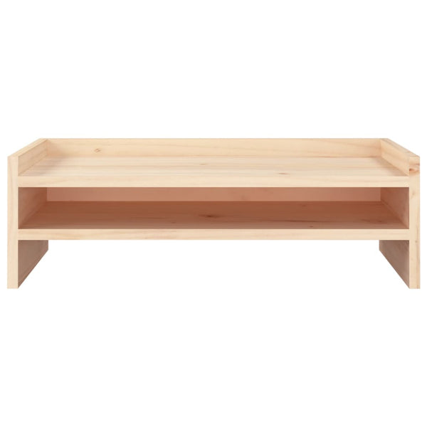 Monitorständer Kiefer Massivholz 50x24x16 cm