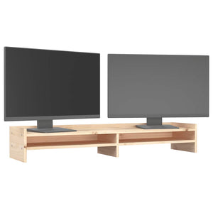 Monitorständer Kiefer Massivholz 100cm