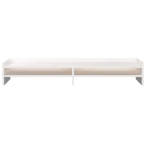 Monitorständer Weiß Kiefer Massivholz 100cm