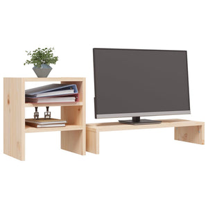 Monitorständer Kiefer Massivholz 81cm