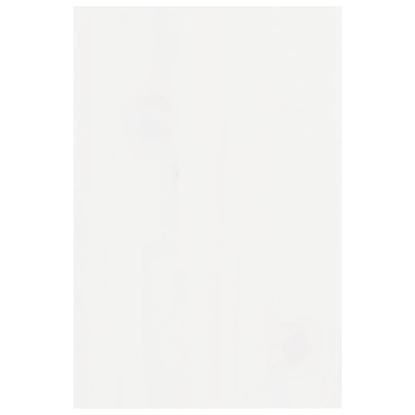 Monitorständer Weiß Kiefer Massivholz 81cm